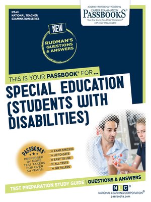 cover image of SPECIAL EDUCATION (Students with Disabilities)